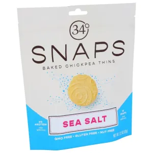 34 Degrees - Sea Salt Snaps, 3.2 Oz