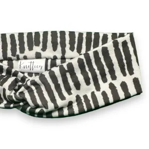 Black Stripes Knotties Headband