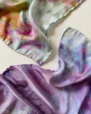 Hand Dyed Silk Scarf (10 colors)